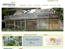 Tablet Screenshot of elementshotel.gr